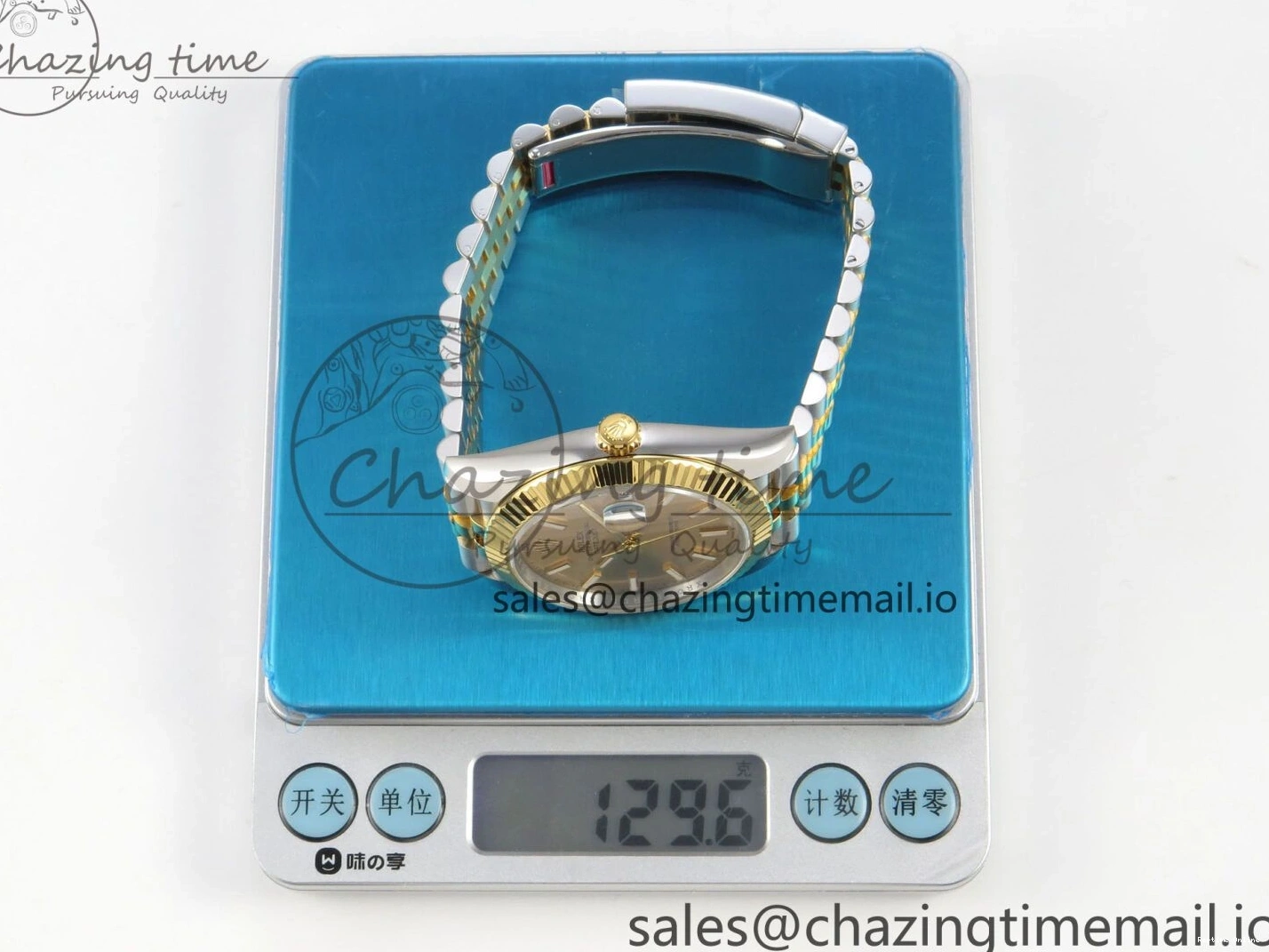 1227 DateJust 41 126333 SS YG ARF 1:1 Best Edition YG Stick Dial on Jubilee Bracelet SH3235 (Weighted) Effortless 216